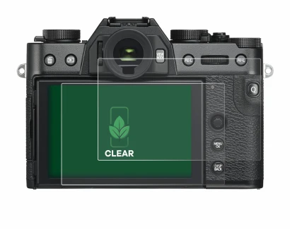 Image of the device Fujifilm X-T30 ll with a wide variety of screen protectors.