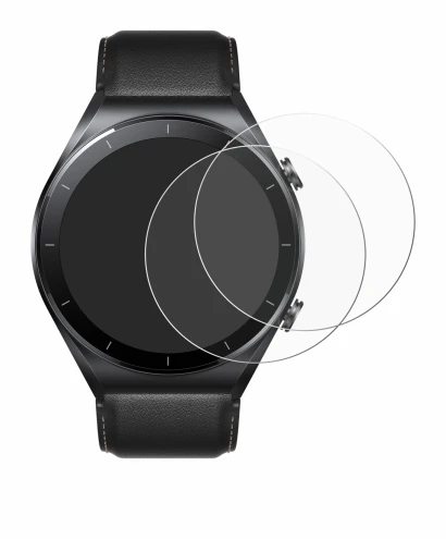 Image of the device Xiaomi Watch S1 with a wide variety of screen protectors.