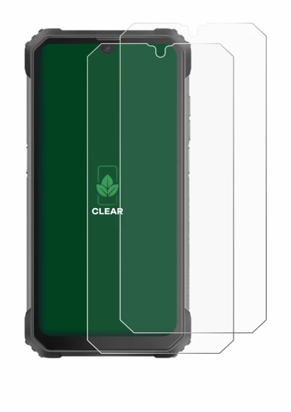 Image of the device Blackview BV8800 with a wide variety of screen protectors.