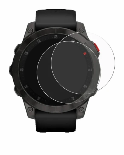 Image of the device Garmin epix (Gen. 2) with a wide variety of screen protectors.