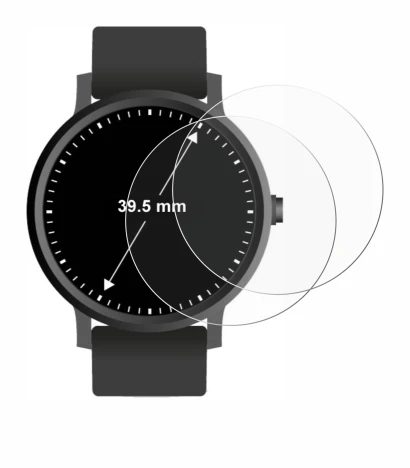 Image of the device Circular Displays (ø: 39.5 mm) with a wide variety of screen protectors.