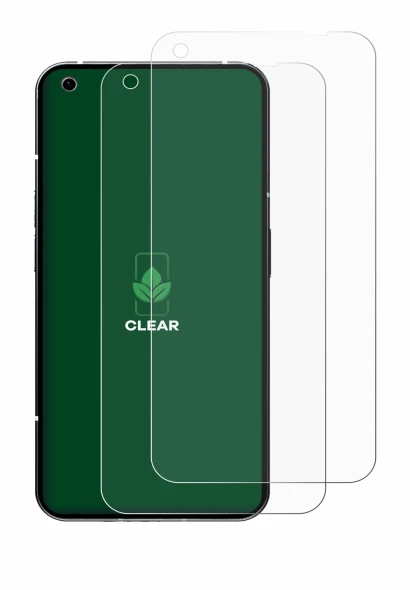 Image of the device Nothing Phone (1) with a wide variety of screen protectors.