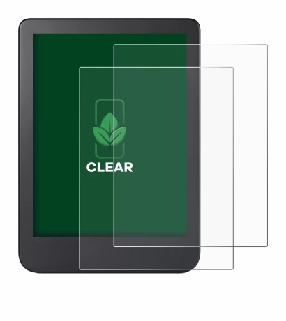 Image of the device Kobo Clara 2E with a wide variety of screen protectors.