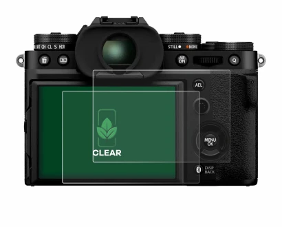Image of the device Fujifilm X-T5 with a wide variety of screen protectors.