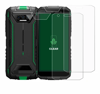 Image of the device Doogee S41 Pro (Front+Camera) with a wide variety of screen protectors.