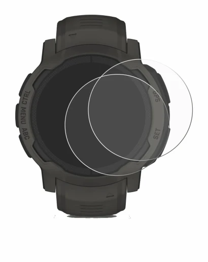 Image of the device Garmin Instinct 2 Solar with a wide variety of screen protectors.