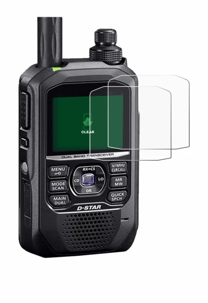 Image of the device Icom ID-50E with a wide variety of screen protectors.