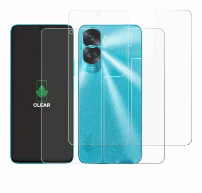 Image of the device Honor 90 Lite (Front+Back) with a wide variety of screen protectors.