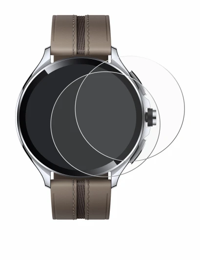 Image of the device Xiaomi Watch 2 Pro with a wide variety of screen protectors.