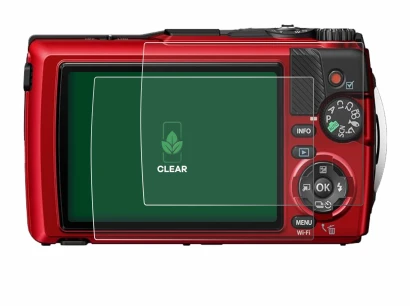 Image of the device Olympus OM System Tough TG-7 with a wide variety of screen protectors.
