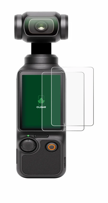 Image of the device DJI Osmo Pocket 3 with a wide variety of screen protectors.