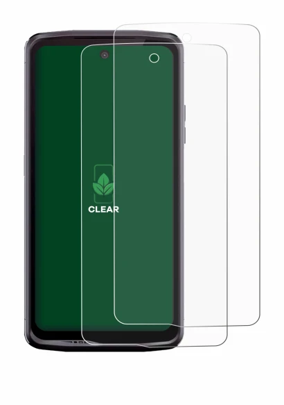 Image of the device Crosscall Stellar X5 with a wide variety of screen protectors.