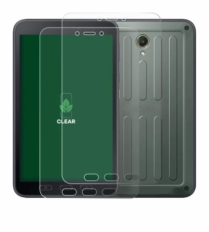 Image of the device Samsung Galaxy Tab Active 5 (portrait) with a wide variety of screen protectors.