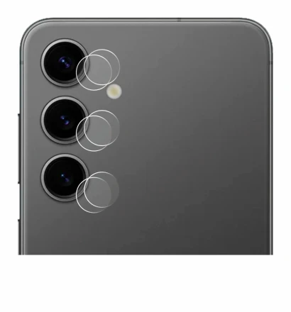 Image of the device Samsung Galaxy S24 Plus (ONLY Camera Lens) with a wide variety of screen protectors.