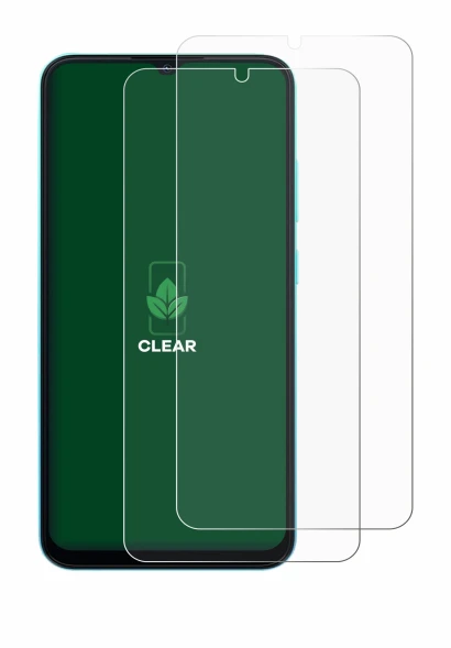 Image of the device Oscal Flat 1C with a wide variety of screen protectors.