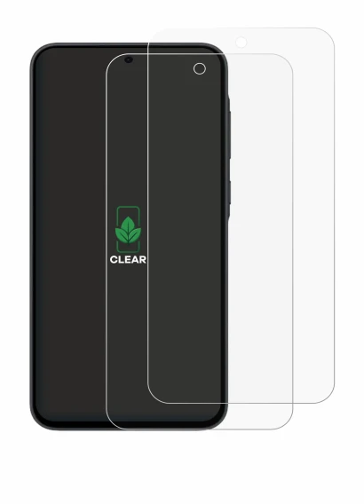 Image of the device Samsung Galaxy A35 5G with a wide variety of screen protectors.