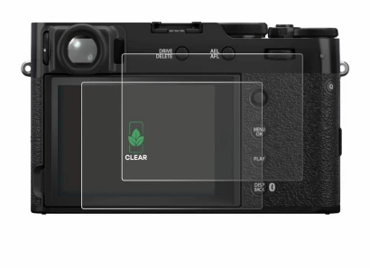 Image of the device Fujifilm X100VI with a wide variety of screen protectors.