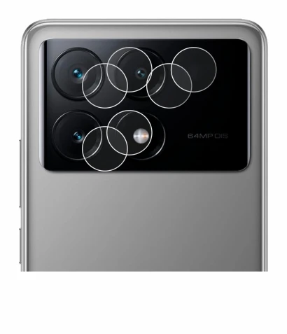 Image of the device Xiaomi Poco X6 Pro (ONLY Camera Lens) with a wide variety of screen protectors.