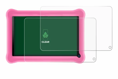 Image of the device Sannuo K708 7" with a wide variety of screen protectors.