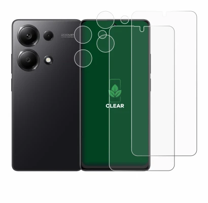 Image of the device Xiaomi Redmi Note 13 Pro 4G (Front+Camera) with a wide variety of screen protectors.