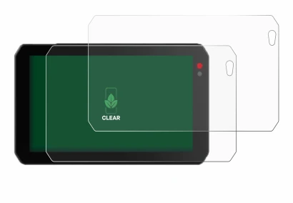 Image of the device Chigee AIO-5 Lite with a wide variety of screen protectors.
