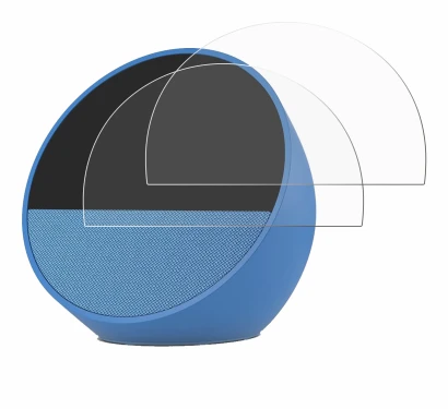 Image of the device Amazon Echo Spot 2024 with a wide variety of screen protectors.