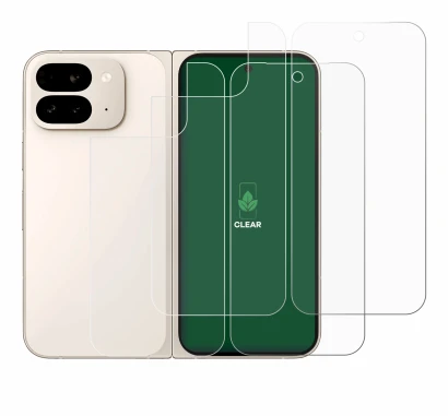Image of the device Google Pixel 9 Pro Fold (Front+Back) with a wide variety of screen protectors.