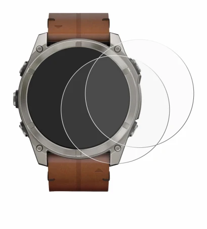 Image of the device Garmin Fenix 8 AMOLED (51 mm) with a wide variety of screen protectors.