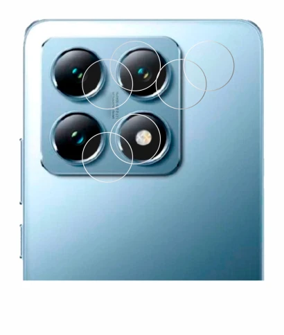 Image of the device Xiaomi 14T (ONLY Camera Lens) with a wide variety of screen protectors.