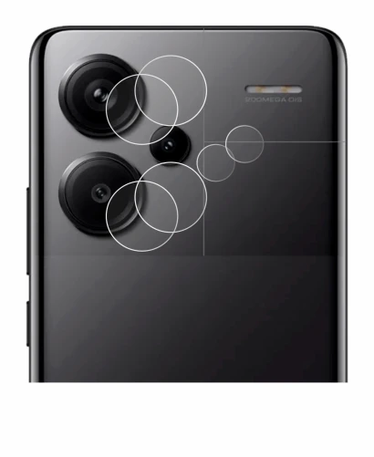 Image of the device Xiaomi Redmi Note 13 Pro+ 5G (ONLY Camera Lens) with a wide variety of screen protectors.