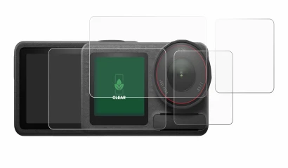 Image of the device DJI Osmo Action 5 Pro (case-friendly) with a wide variety of screen protectors.