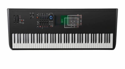 Image of the device Yamaha MODX8+ with a wide variety of screen protectors.