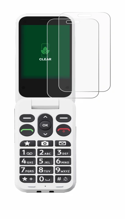 Image of the device Doro Leva L30 with a wide variety of screen protectors.