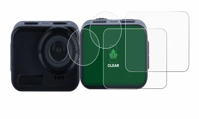 Image of the device Rollei 9s Cube with a wide variety of screen protectors.