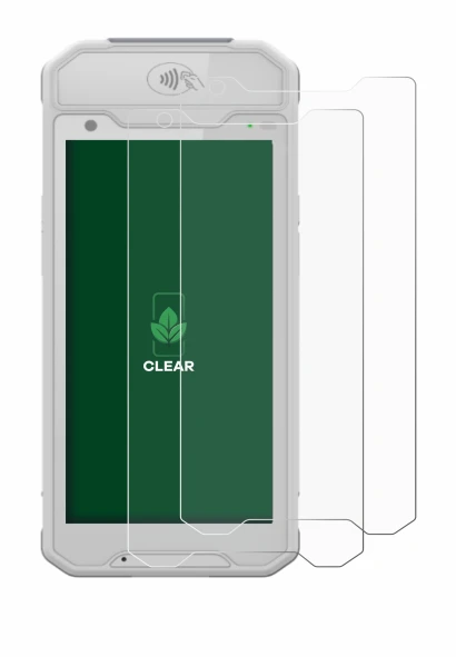 Image of the device Dojo Pocket with a wide variety of screen protectors.