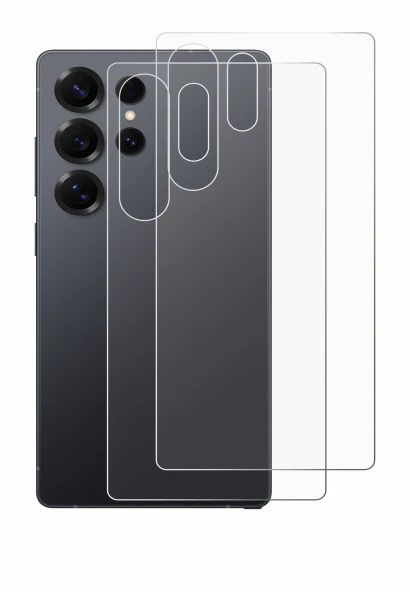 Image of the device Samsung Galaxy S25 Ultra (Back) with a wide variety of screen protectors.