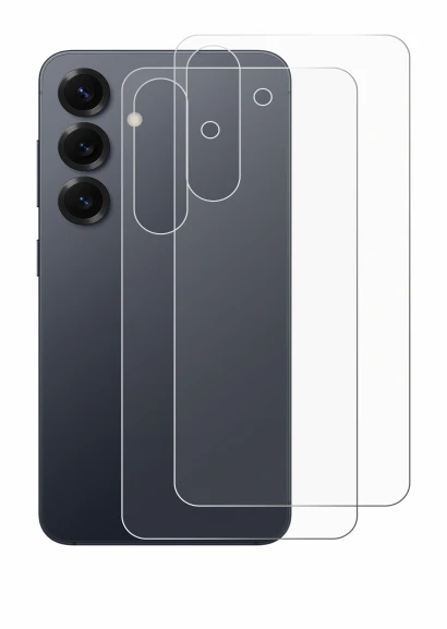 Image of the device Samsung Galaxy S25 (Back) with a wide variety of screen protectors.