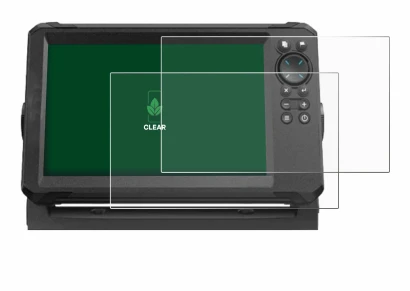 Image of the device Lowrance Eagle 9 with a wide variety of screen protectors.