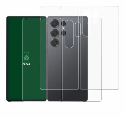 Image of the device Samsung Galaxy S25 Ultra Enterprise Edition (Front+Back) with a wide variety of screen protectors.