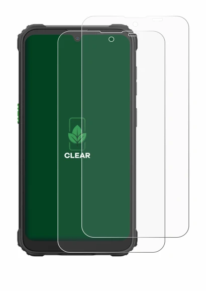 Image of the device Blackview BV5300 Plus with a wide variety of screen protectors.