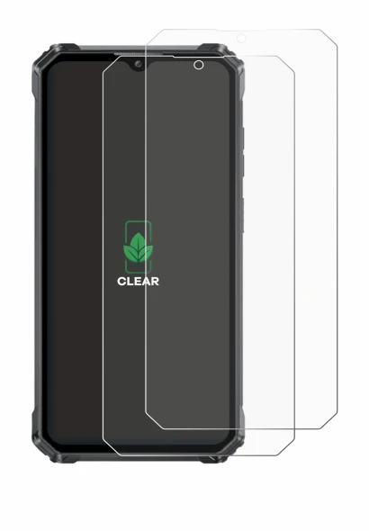 Image of the device Oukitel G1 with a wide variety of screen protectors.