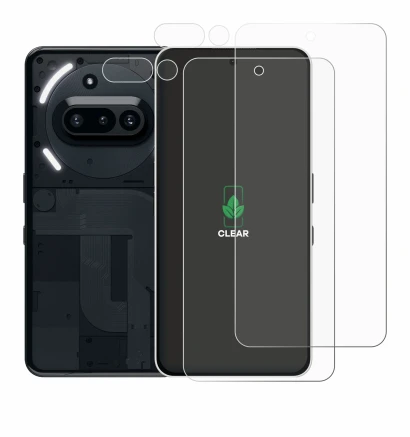 Image of the device Nothing Phone (3a) (Front+Camera) with a wide variety of screen protectors.