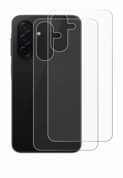 Image of the device Samsung Galaxy A26 5G (Back) with a wide variety of screen protectors.