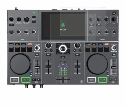 Image of the device Denon DJ Prime Go+ with a wide variety of screen protectors.