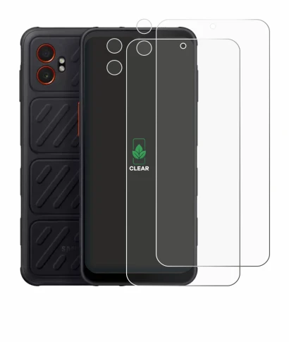 Image of the device Samsung Galaxy XCover 7 Pro (Front+Camera) with a wide variety of screen protectors.
