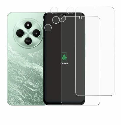 Image of the device Xiaomi Poco C75 (Front+Camera) with a wide variety of screen protectors.