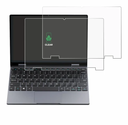 Image of the device Chuwi MiniBook X N150 with a wide variety of screen protectors.