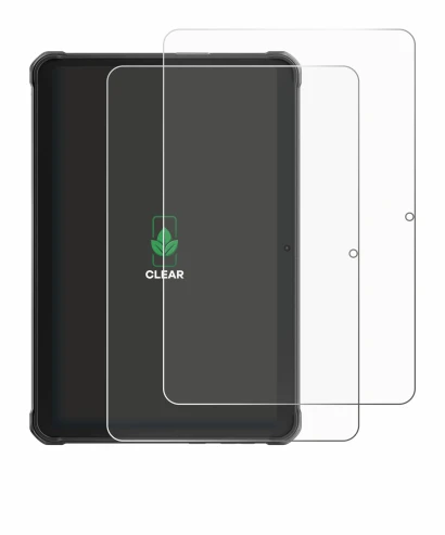 Image of the device Hotwav R10 Pro with a wide variety of screen protectors.