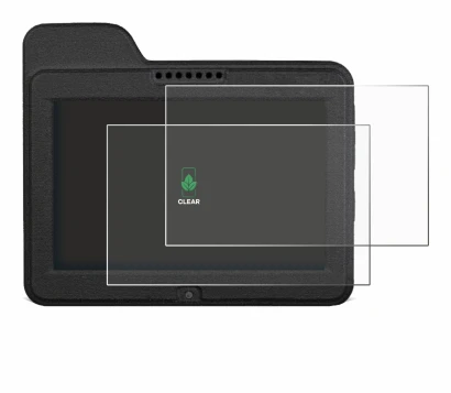 Image of the device Naviter Omni with a wide variety of screen protectors.