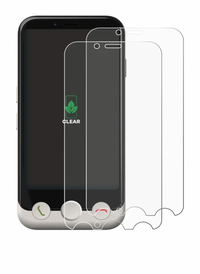 Image of the device Doro Aurora A10 with a wide variety of screen protectors.